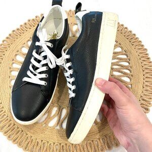 Fly London Womens Size 41 Black Leather Casual Sneakers